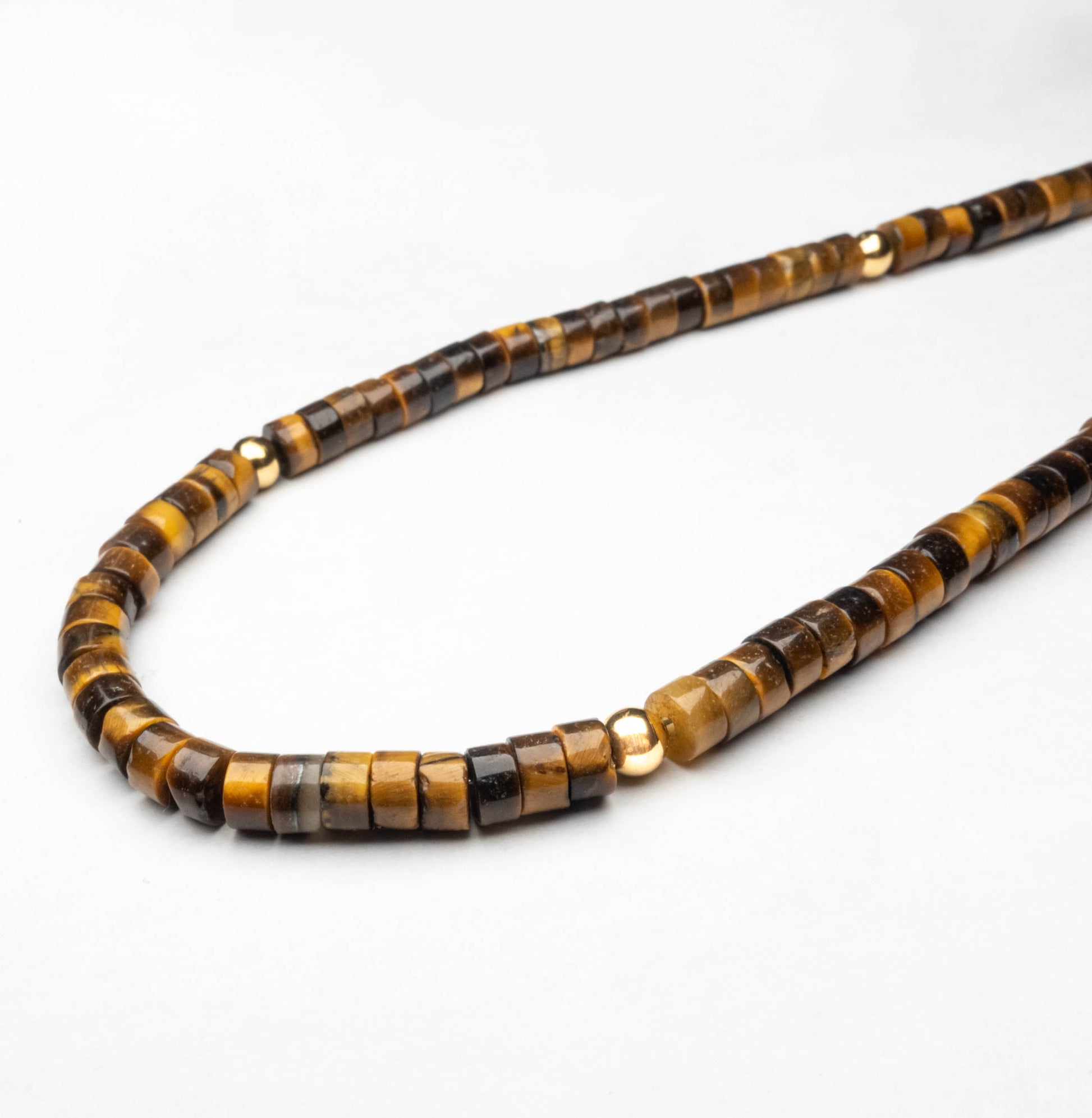 Tiger Iron Stone Necklace