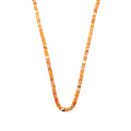 Orange Chalcedony Stone Necklace