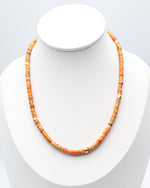 Load image into Gallery viewer, Orange Chalcedony Stone Necklace
