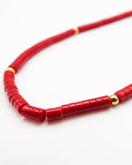 Load image into Gallery viewer, Red Chalcedony Stone Necklace
