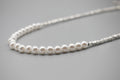 Gravel Stone Beaded Pearl Necklace