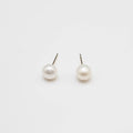 Golden Raw Pearl Earrings