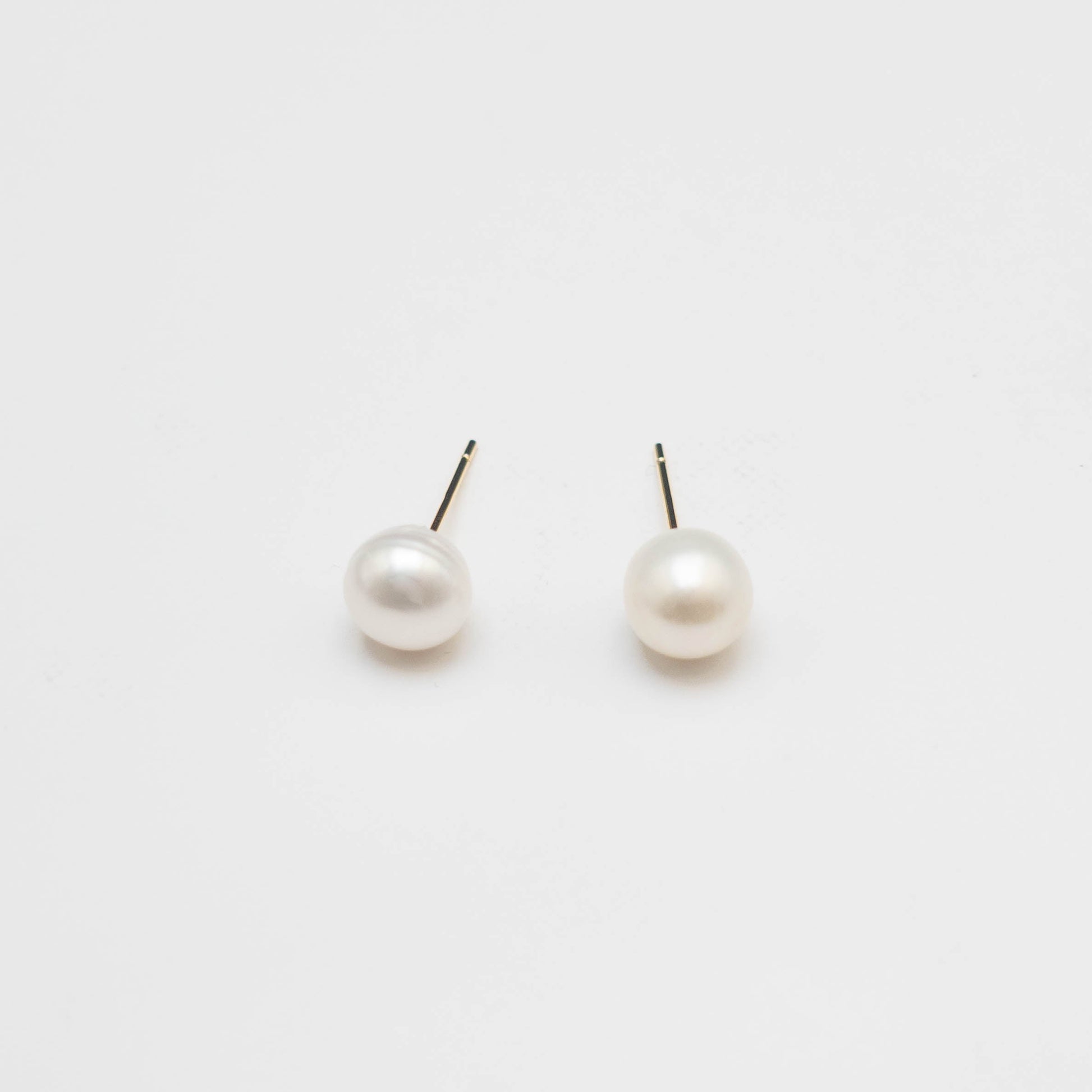 Golden Raw Pearl Earrings