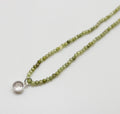 Green Crushed Stone Necklace