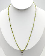 Load image into Gallery viewer, Green Crushed Stone Necklace
