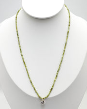 Green Crushed Stone Necklace