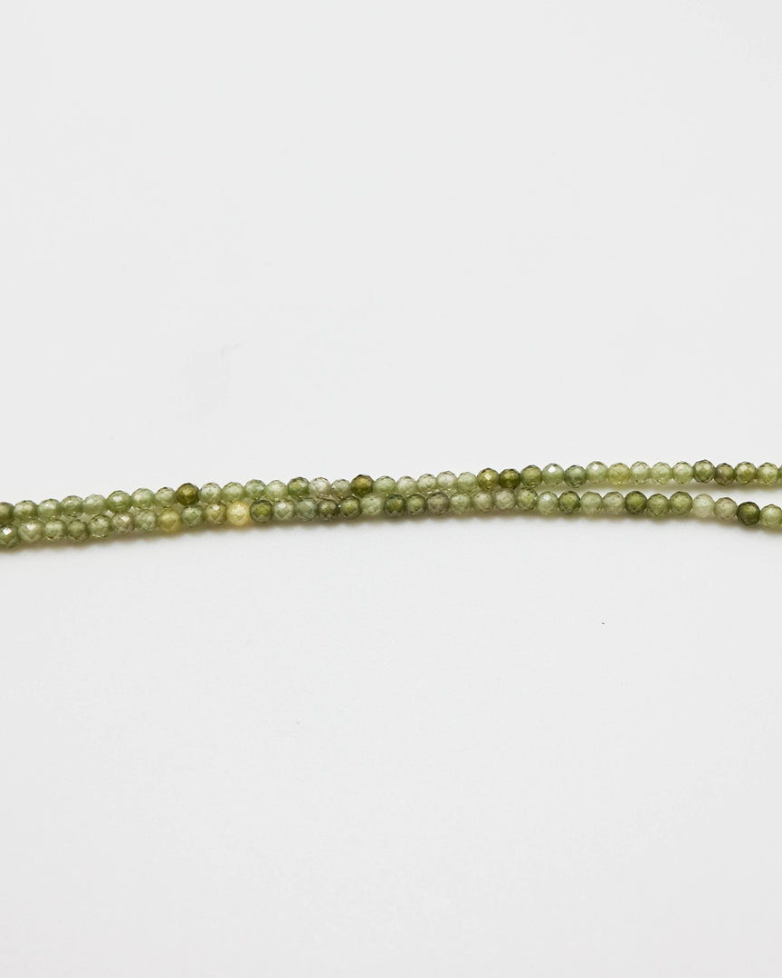 Green Crushed Stone Necklace