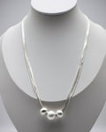 Silver Bead Necklace