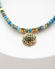 The Devil's Eye Chalcedony Stones Necklace