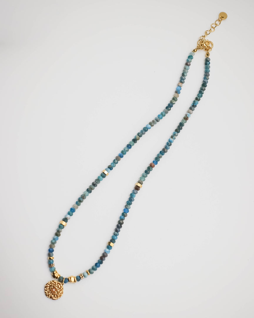 The Devil's Eye Chalcedony Stones Necklace