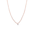 Pink Crushed Stone Necklace