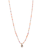 Load image into Gallery viewer, Rainbow Bead Chain Round Diamond Pendant
