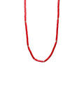 Red Chalcedony Stone Necklace