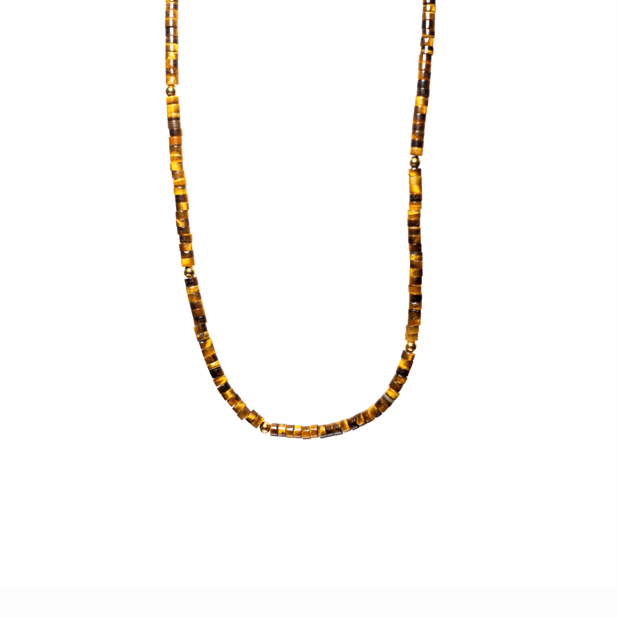 Tiger Iron Stone Necklace