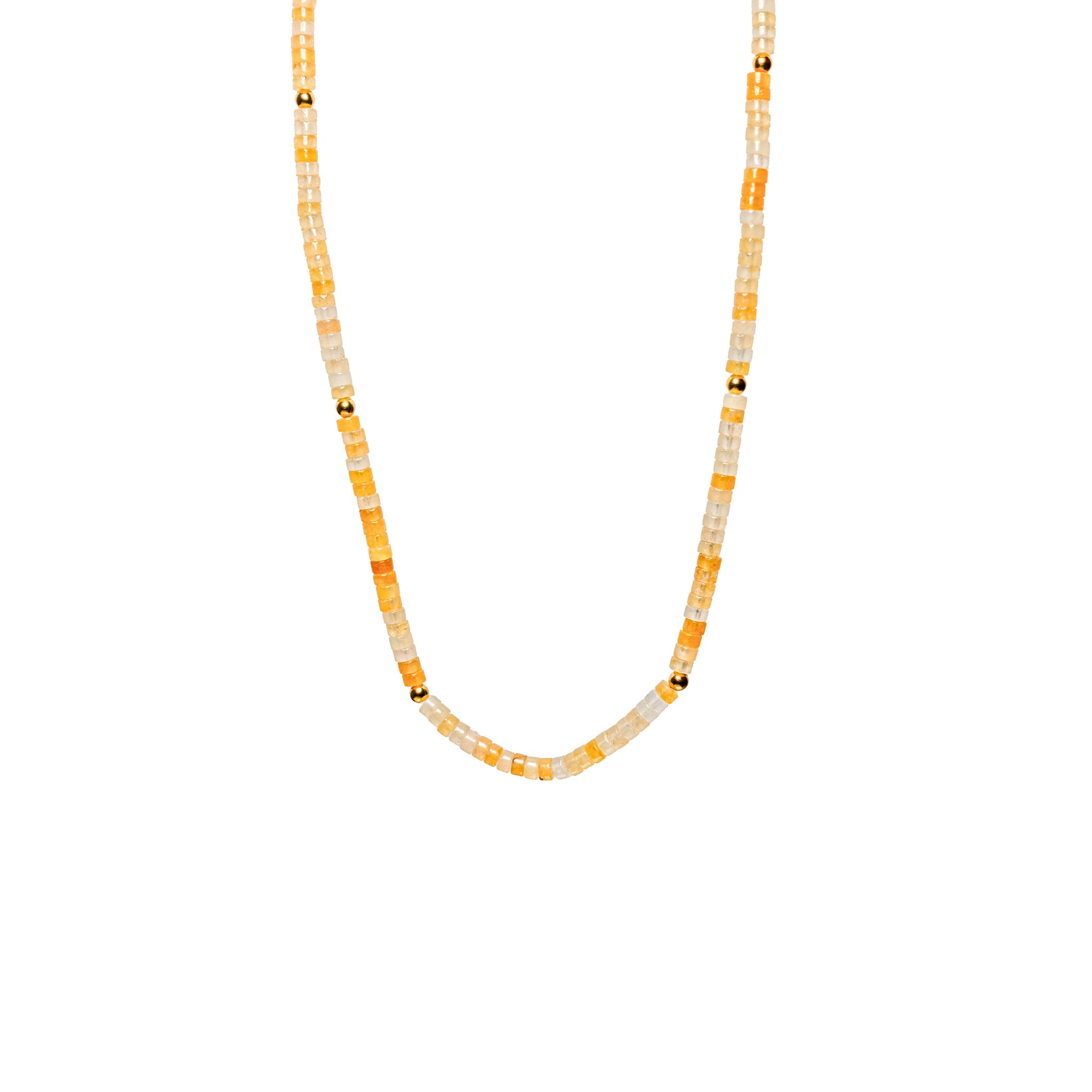 Mango Chalcedony Stone Necklace