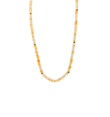 Mango Chalcedony Stone Necklace