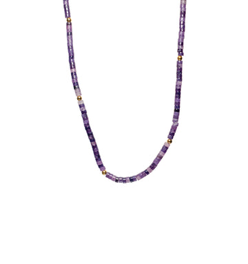 Purple Charoite Stone Necklace