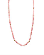 Load image into Gallery viewer, Pink Jade Stone Necklace
