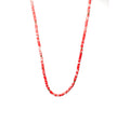 Red Line Stone Necklace