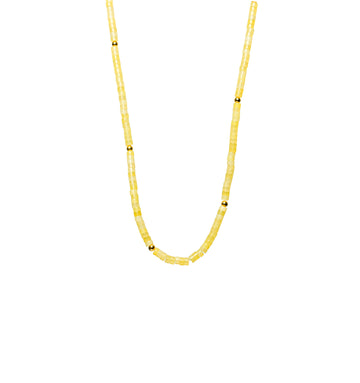 Lemon Chalcedony Stone Necklace