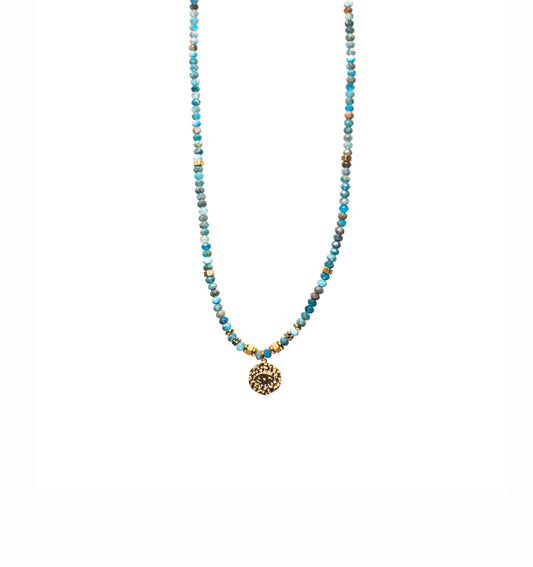 The Devil's Eye Chalcedony Stones Necklace