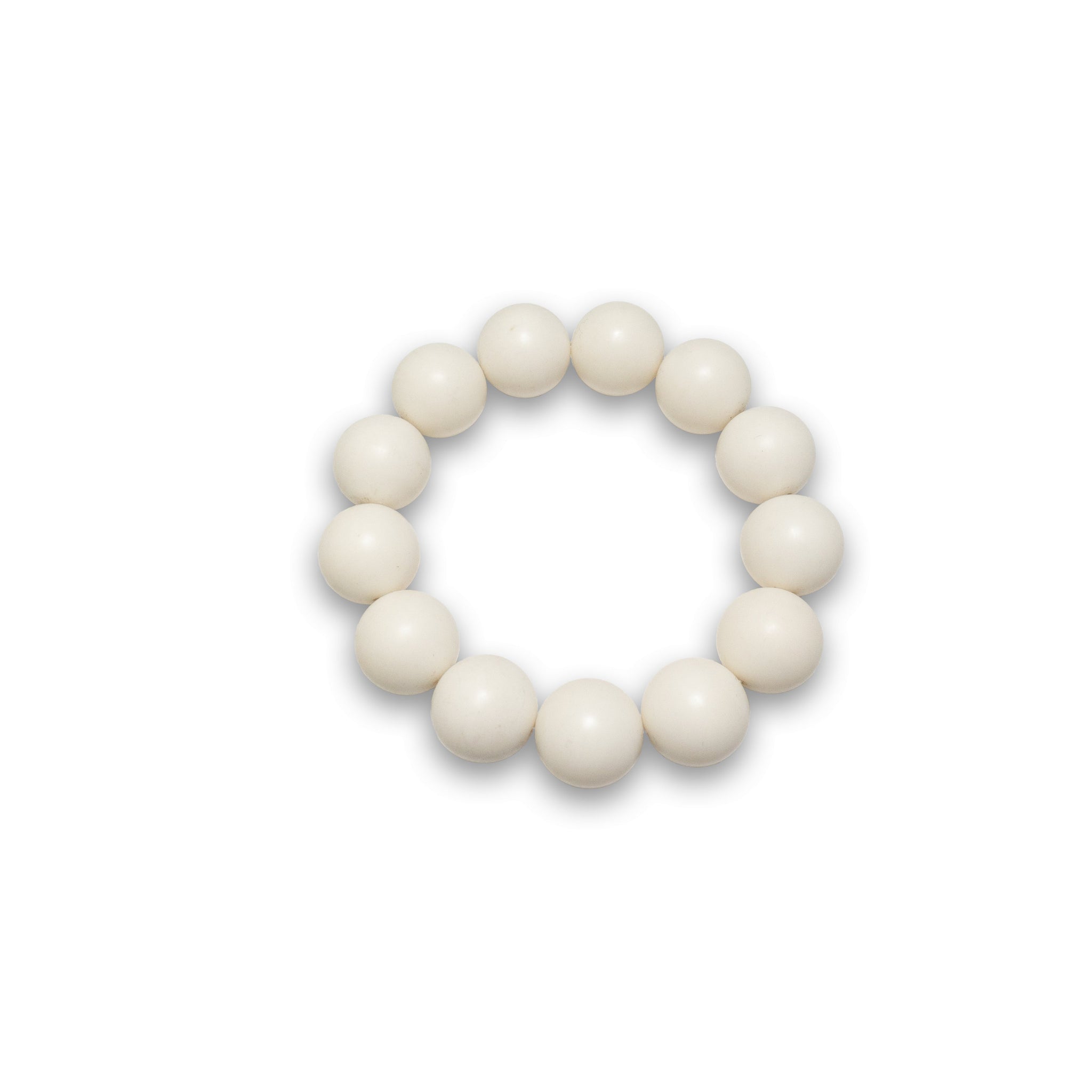 White Bodhi Seeds Bracelet