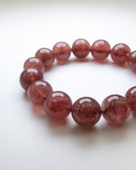 Load image into Gallery viewer, Strawberry Quartz Bracelet
