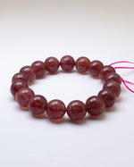 Load image into Gallery viewer, Strawberry Quartz Bracelet
