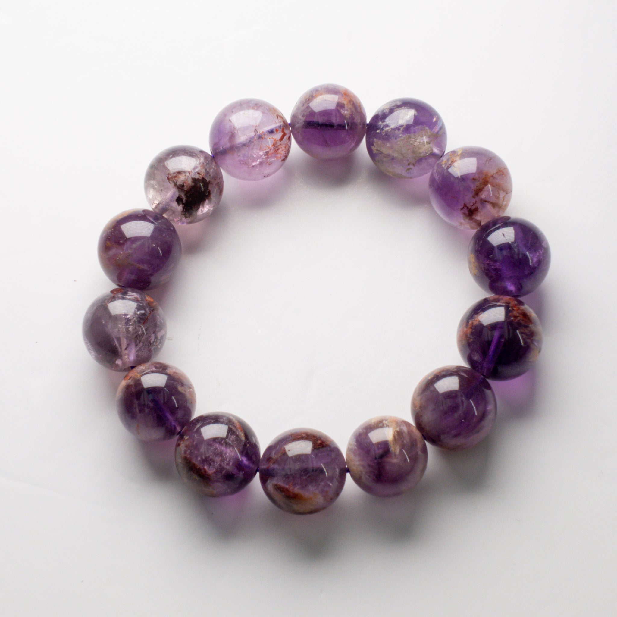 purple phantom quartz bracelet