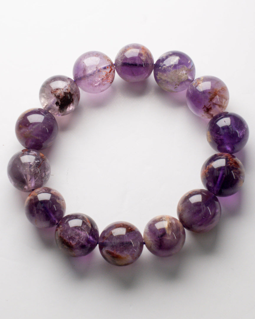 purple phantom quartz bracelet