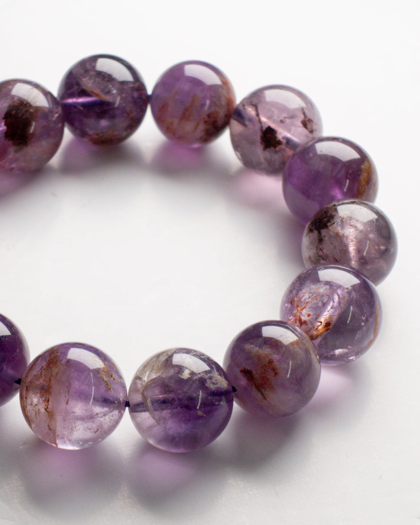 purple phantom quartz bracelet