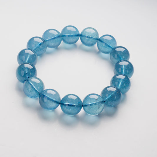 high grade aquamarine bracelet