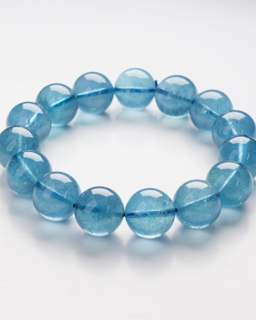 high grade aquamarine bracelet