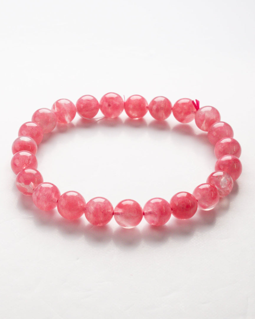 Hot Pink Rhodonite Bracelet
