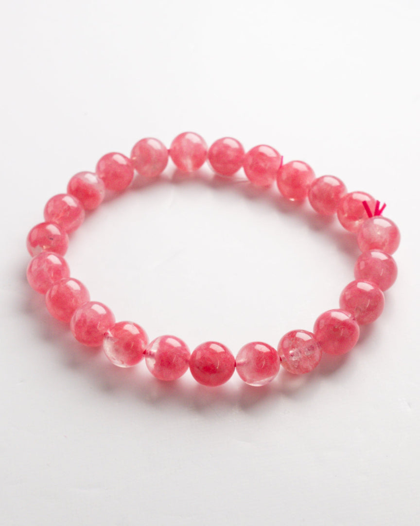 Hot Pink Rhodonite Bracelet