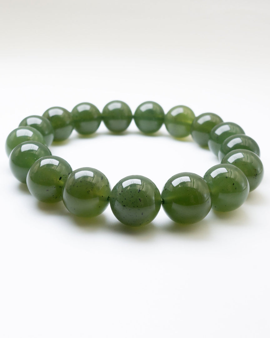 Seraphinite Bracelet (Dark Green)