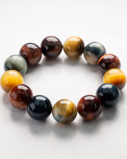 Tiger’s Eye Bracelet (Multi-Color) on a white background