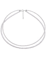 Load image into Gallery viewer, Freshwater Pearl Double Layered Necklace
