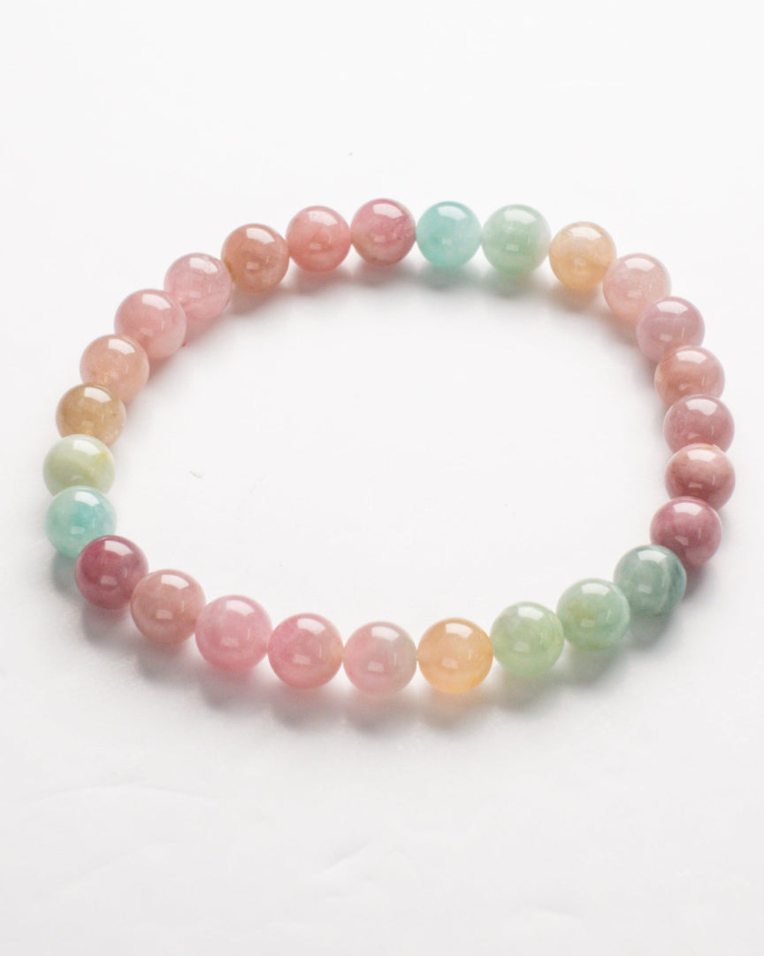 Watermelon Tourmaline Bracelet (Soft Pastel)