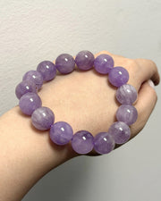 Natural Purple Rutilated Quartz Bracelet