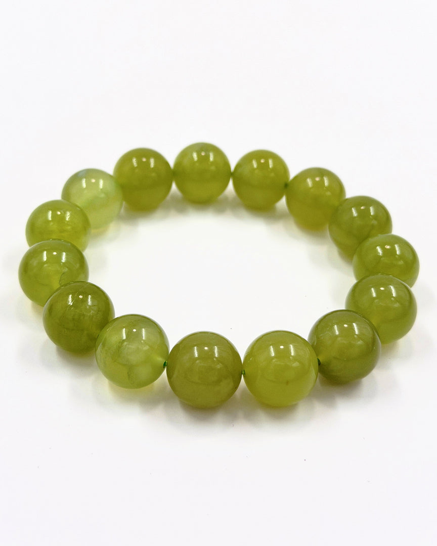 Natural Xiuyan Jade Bracelet