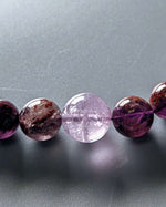 Load image into Gallery viewer, purple phantom quartz necklace
