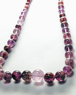 Load image into Gallery viewer, purple phantom quartz necklace
