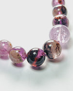 Load image into Gallery viewer, purple phantom quartz necklace

