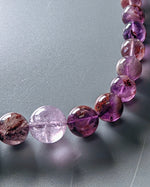 Load image into Gallery viewer, purple phantom quartz necklace

